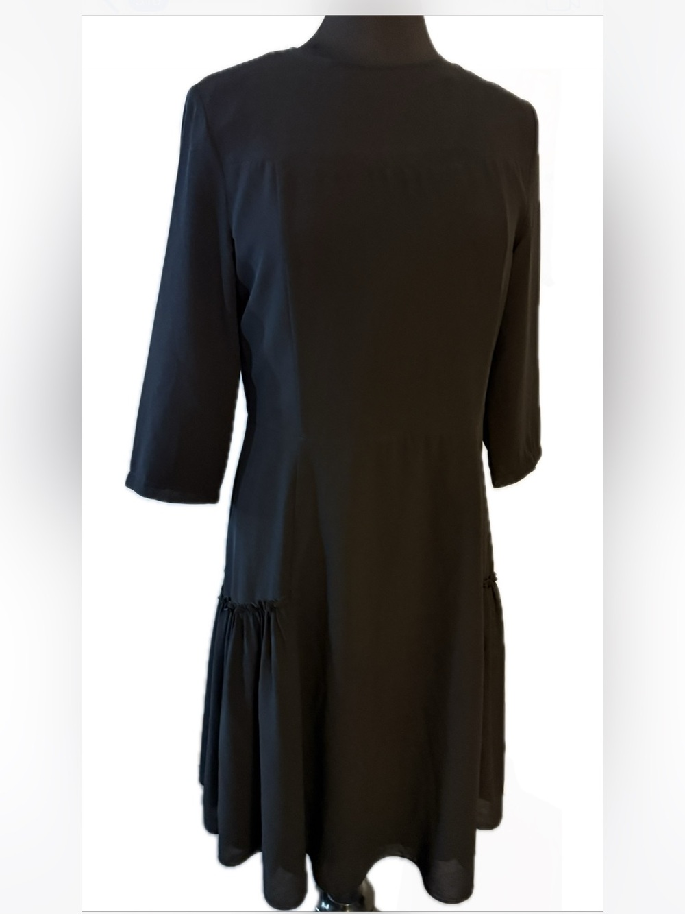 Classic Black Women's Drop-Waist Dress size M